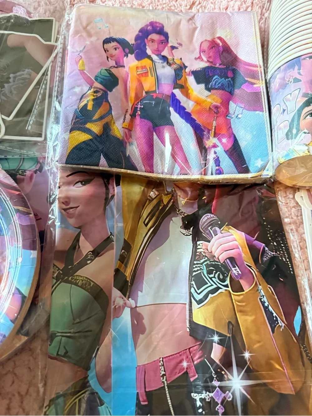 118Pcs For K Pop Demon Hunters Party Supplies,Birthday Decorations huge lot